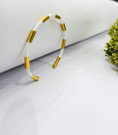 Golden White Bracelet